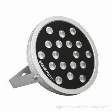 Round LED Floodlight Work with RGBW LED Controller with Four or More Channels and IP65